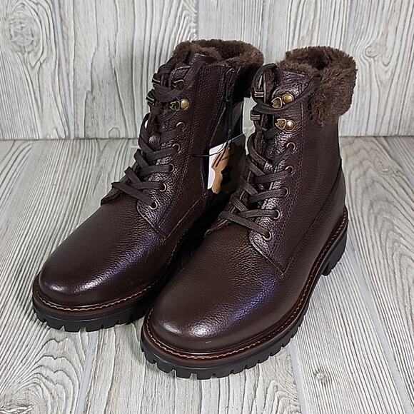 Alberto Torresi Dubron Brown Leather Boots Womens Size 8 NWT - Picture 10 of 14